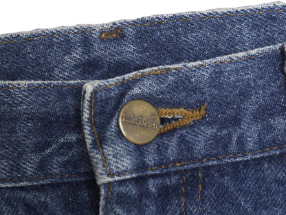 80s USA製 ★ エルエルビーン Lee 別注 デニム パンツ メンズ 35 30 / 古着 ヴィンテージ ダブルネーム 200 ジーンズ ジーパン ストレート