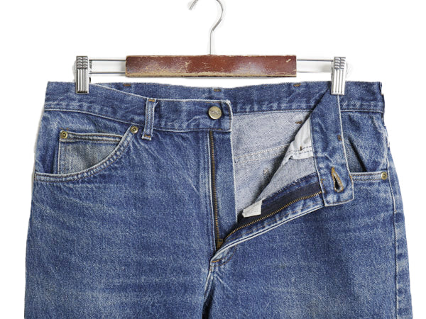 80s USA製 ★ エルエルビーン Lee 別注 デニム パンツ メンズ 35 30 / 古着 ヴィンテージ ダブルネーム 200 ジーンズ ジーパン ストレート