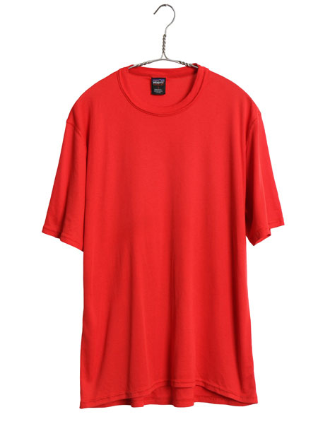 90s 00s USA製 パタゴニア キャプリーン 半袖 Tシャツ メンズ L 古着 オールド アウトドア ストレッチ インナー カットソー アンダーシャツ
