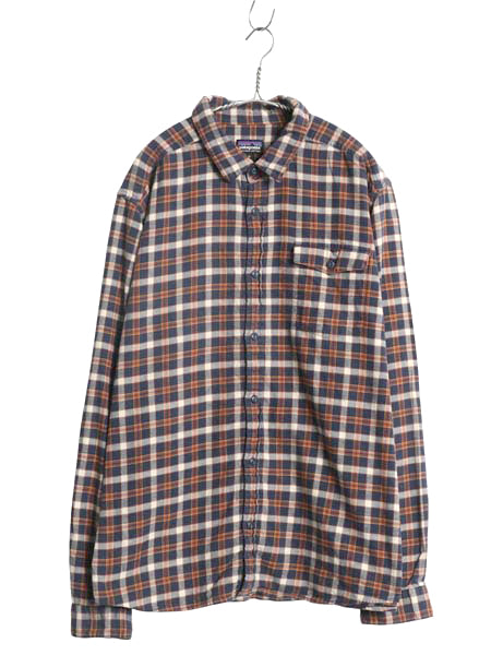 パタゴニア ロングスリーブ フィヨルド フランネル シャツ メンズ XL 19年製 アウトドア チェック ネルシャツ 大きいサイズ マルチカラー 