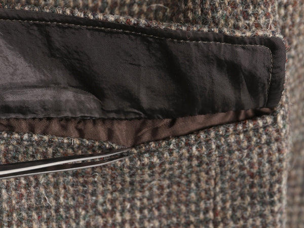 デッドストック 80s USA製 Adams Row ハリスツイード テーラード ジャケット メンズ L 程/ 新品 ヴィンテージ ブレザー ツイード ウール