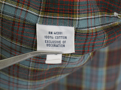 ラルフローレン チェック 長袖 ボタンダウン シャツ メンズ XL / ポロ SLIM FIT オックスフォード ワンポイント ポニー 細身 大きいサイズ