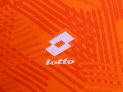90s ☆ Lotto オランダ 代表 サッカー ユニフォーム メンズ XL / オールド 92 93 当時物 フットボール ナショナル ホーム 襟付き オレンジ