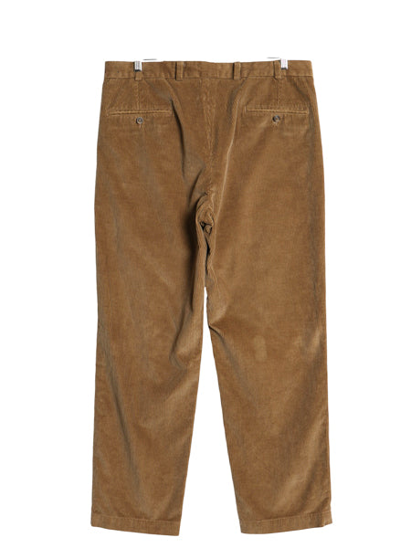 ブルックスブラザーズ 太畝 コーデュロイ パンツ メンズ 35 32 / 古着 ノータック スラックス ストレート コーズ トラウザー 無地 ブラウン