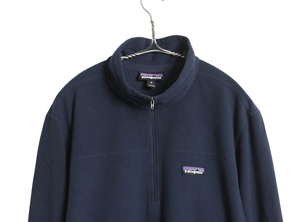 パタゴニア マイクロD ハーフジップ フリース プルオーバー メンズ XL / 21年製 アウトドア ロンT 長袖 Tシャツ ハイネック 大きいサイズ