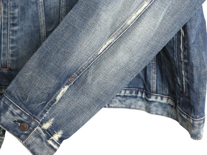 デニム&サプライ ラルフローレン デニム ジャケット メンズ XXL ポロ ヴィンテージ 加工 ジージャン 70506 タイプ トラッカー 大きいサイズ