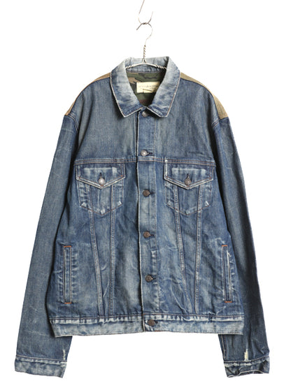 デニム&サプライ ラルフローレン デニム ジャケット メンズ XXL ポロ ヴィンテージ 加工 ジージャン 70506 タイプ トラッカー 大きいサイズ