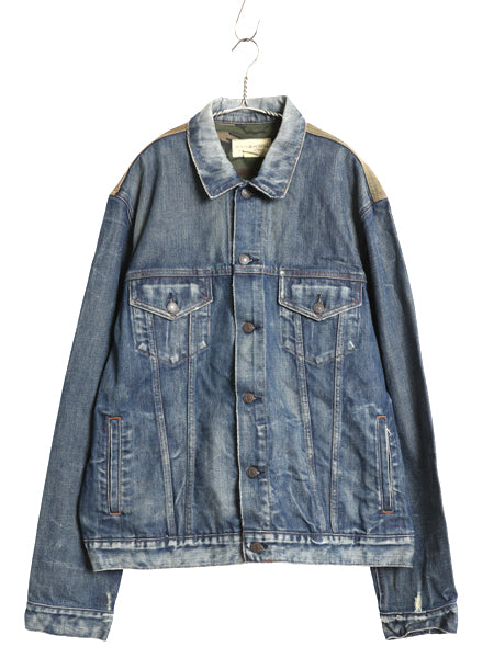 デニム&サプライ ラルフローレン デニム ジャケット メンズ XXL ポロ ヴィンテージ 加工 ジージャン 70506 タイプ トラッカー 大きいサイズ