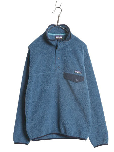 パタゴニア ライトウェイト シンチラ スナップT メンズ S 古着 15年製 アウトドア フリース プルオーバー ジャケット ブルゾン ハイネック