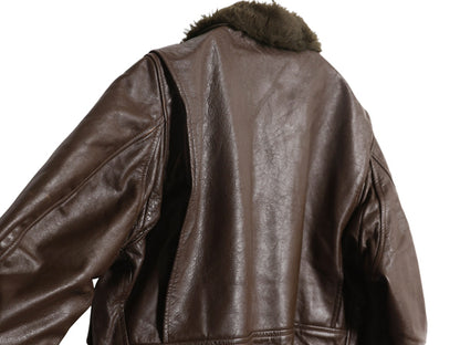  70s ★ 米軍実物 USN G-1 フライト ジャケット 46 メンズ XL 程/ 古着 ヴィンテージ NAVY 軍物 革ジャン ミリタリー ボンバー 本革 レザー