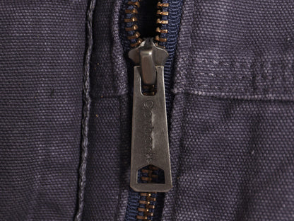 US企画 カーハート ダック パーカー ベスト レディース L / 裏ボア パイル フリース フルジップ フード ワンポイント 前開き 重ね着 廃盤