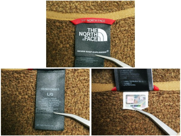 ノースフェイス ハーフジップ フリース ジャケット メンズ L / アウトドア プルオーバー ブルゾン ジャンパー ハイネック ニット セーター