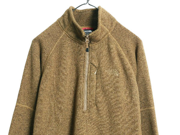ノースフェイス ハーフジップ フリース ジャケット メンズ L / アウトドア プルオーバー ブルゾン ジャンパー ハイネック ニット セーター