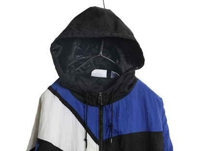 90s リーボック 中綿 ナイロン パーカー ジャケット メンズ M / オールド フルジップ ブルゾン ウィンドブレーカー キルティング ライナー