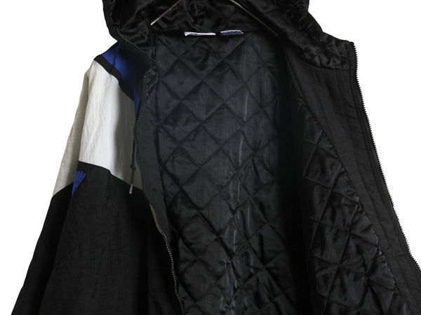 90s リーボック 中綿 ナイロン パーカー ジャケット メンズ M / オールド フルジップ ブルゾン ウィンドブレーカー キルティング ライナー