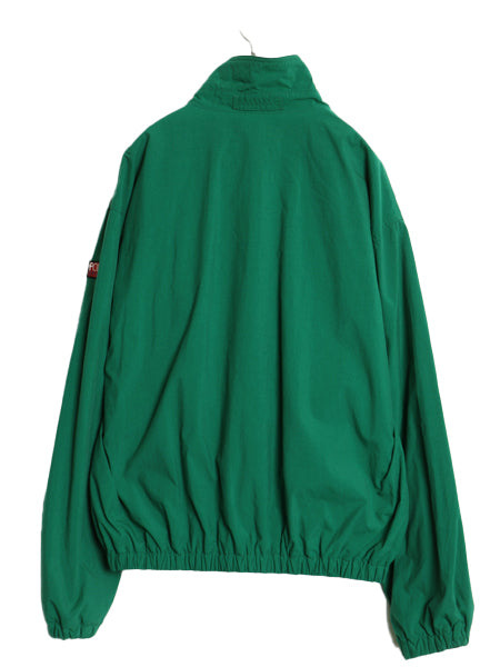 90s 初期 ポロスポーツ ラルフローレン 裏 フリース ナイロン ジャケット メンズ XL / オールド ポロ ジャンパー ブルゾン 大きいサイズ 緑