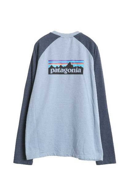 パタゴニア 両面 プリント ライトウェイト スウェット メンズ XL 20年製 トレーナー 長袖 Tシャツ ロンT バックプリント 大きいサイズ 薄手