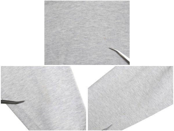 90s USA製 ラッセル 2段 カレッジ プリント スウェット メンズ レディース XL オールド トレーナー 裏起毛 前V クルーネック 大きいサイズ