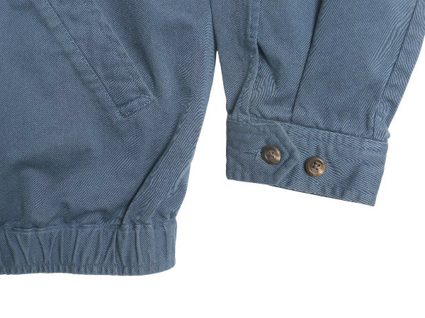 90s ポロ ラルフローレン スイングトップ ジャケット メンズ M / オールド コットン ブルゾン フルジップ ジャンパー ワンポイント ブルー