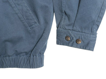 90s ポロ ラルフローレン スイングトップ ジャケット メンズ M / オールド コットン ブルゾン フルジップ ジャンパー ワンポイント ブルー