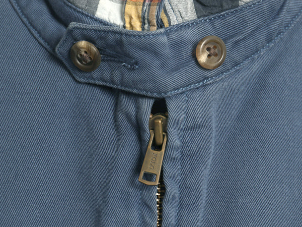 90s ポロ ラルフローレン スイングトップ ジャケット メンズ M / オールド コットン ブルゾン フルジップ ジャンパー ワンポイント ブルー