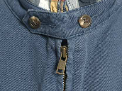 90s ポロ ラルフローレン スイングトップ ジャケット メンズ M / オールド コットン ブルゾン フルジップ ジャンパー ワンポイント ブルー