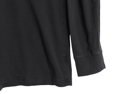 00s ポロ ラルフローレン 長袖 Tシャツ メンズ L 古着 オールド ワンポイント ポニー ロンT コットン カットソー シングルステッチ 無地 黒