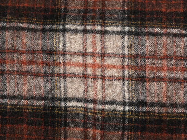 70s USA製 ペンドルトン フリンジ付き マフラー メンズ レディース / ヴィンテージ チェック ウール ストール 防寒 マルチカラー おすすめ