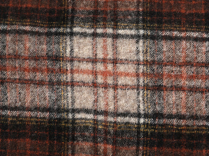 70s USA製 ペンドルトン フリンジ付き マフラー メンズ レディース / ヴィンテージ チェック ウール ストール 防寒 マルチカラー おすすめ