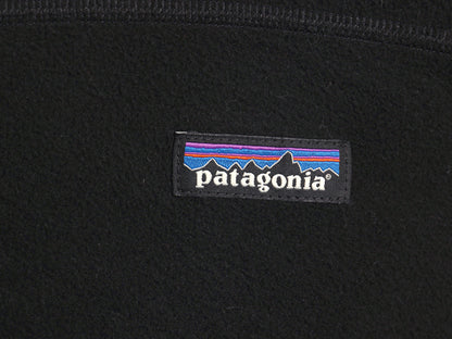 パタゴニア マイクロD ハーフジップ フリース プルオーバー メンズ S / 19年製 アウトドア ロンT 長袖 Tシャツ ハイネック ブラック 企業物