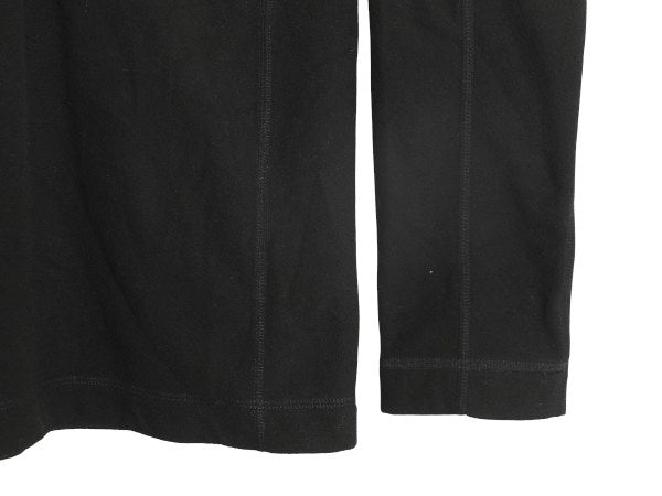 パタゴニア マイクロD ハーフジップ フリース プルオーバー メンズ S / 19年製 アウトドア ロンT 長袖 Tシャツ ハイネック ブラック 企業物