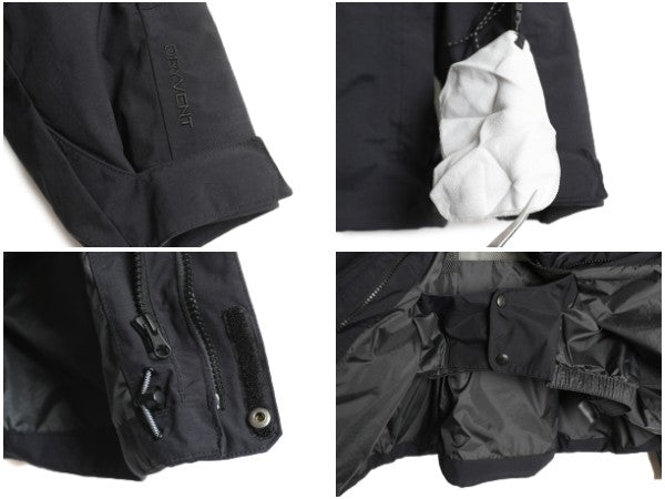 ノースフェイス ナイロン マウンテンパーカー ジャケット メンズ XL / DRYVENT 脱着 中綿 ライナー付き ジャンパー マンパ 大きいサイズ 黒