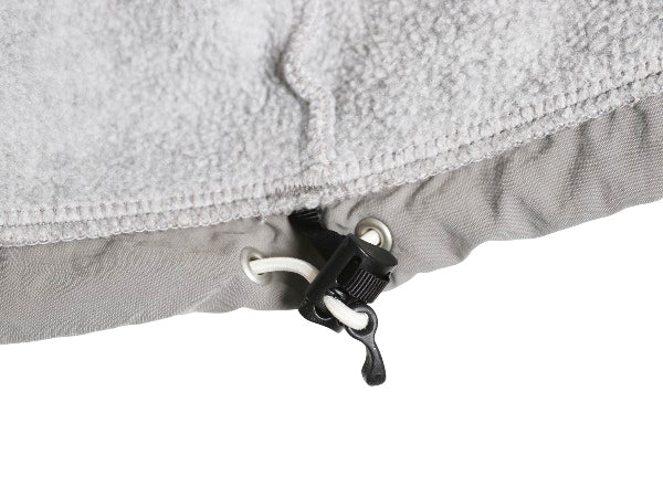 ノースフェイス デナリ ジャケット レディース L / アウトドア フリース ナイロン ブルゾン ジャンパー フルジップ ハイネック ツートン 灰