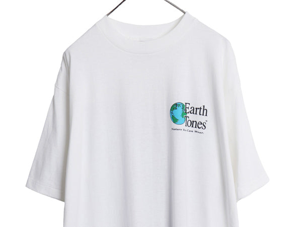 デッドストック 90s タイガー イラスト 両面 プリント 半袖 Tシャツ メンズ XL 新品 オールド アニマル アート キャラクター 大きいサイズ