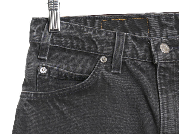 90s USA製 リーバイス 550 ブラック デニム パンツ メンズ 32 30 / 古着 オールド リラックス フィット テーパード ジーンズ ジーパン 黒