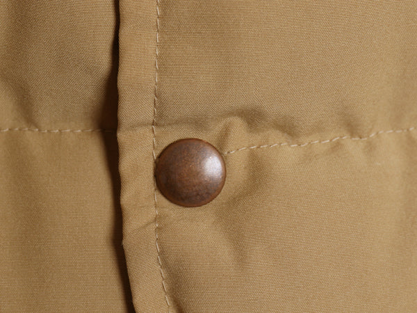 70s 80s USA製 STRUGGLE GEAR ダウン ベスト メンズ XL / ヴィンテージ アウトドア 重ね着 前開き ツートン ヨーク ナイロン 大きいサイズ