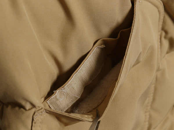 70s 80s USA製 STRUGGLE GEAR ダウン ベスト メンズ XL / ヴィンテージ アウトドア 重ね着 前開き ツートン ヨーク ナイロン 大きいサイズ