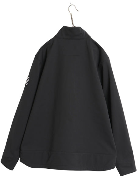 US企画 カーハート ソフトシェル ジャケット メンズ XL / ストレッチ ナイロン フリース ライナー付き ブルゾン 大きいサイズ 撥水加工 黒