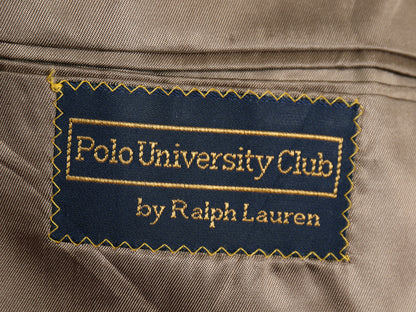 90s USA製 POLO UNIVERSITY CLUB ラルフローレン ツイード テーラード ジャケット メンズ XL 程/ オールド ポロ ブレザー ウール チェック