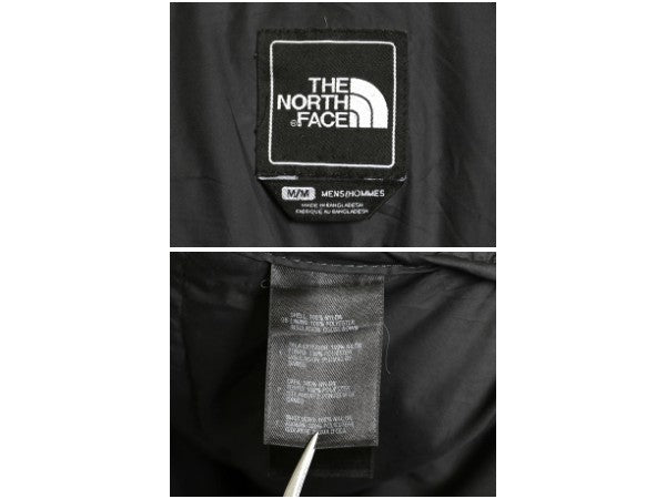 ノースフェイス ヌプシ ダウン ジャケット メンズ M / 700フィル アウトドア ハイネック ジャンパー フルジップ パッカブル 収納 フード 黒