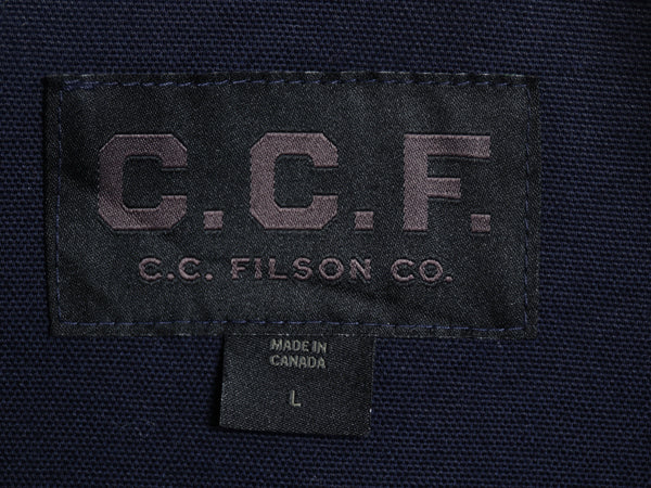 フィルソン CCF コットン ダック カバーオール ジャケット メンズ L / 古着 ワーク キャンバス ヘビーウェイト チョアコート アウトドア 紺