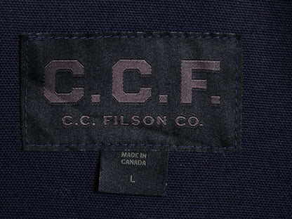 フィルソン CCF コットン ダック カバーオール ジャケット メンズ L / 古着 ワーク キャンバス ヘビーウェイト チョアコート アウトドア 紺