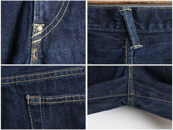 ポロ ラルフローレン デニム パンツ 実寸 38 32 ヴィンテージ モデル ジーンズ ジーパン ストレート 5ポケット ボトムス 大きいサイズ 濃紺