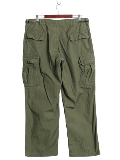 60s ★ 米軍実物 US ARMY 5th ジャングルファティーグ カーゴ パンツ REGULAR LARGE / 69年製 ヴィンテージ ミリタリー リップストップ 4th