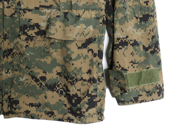 デッドストック 米軍実物 USMC ゴアテックス ジャケット MEDIUM REGULAR 08年製 ECWCS 海兵隊 マーパット デジタル ウッドランド 迷彩 軍物