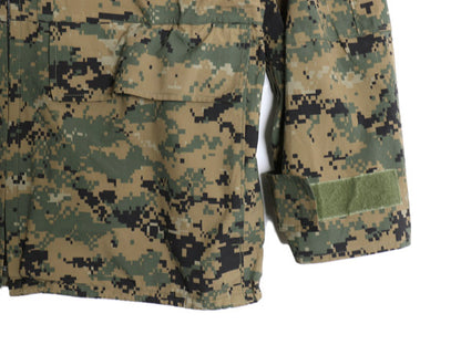 デッドストック 米軍実物 USMC ゴアテックス ジャケット MEDIUM REGULAR 08年製 ECWCS 海兵隊 マーパット デジタル ウッドランド 迷彩 軍物