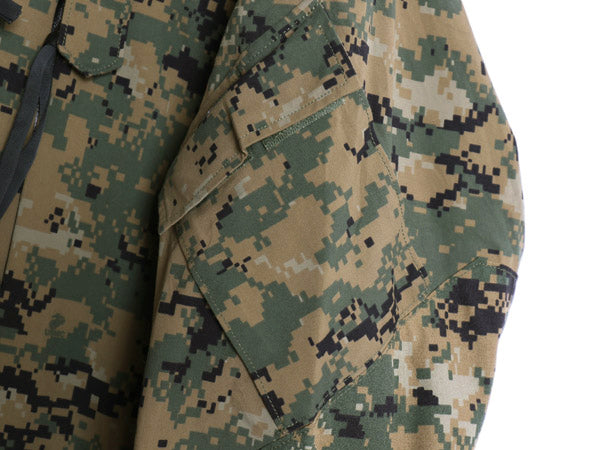 デッドストック 米軍実物 USMC ゴアテックス ジャケット MEDIUM REGULAR 08年製 ECWCS 海兵隊 マーパット デジタル ウッドランド 迷彩 軍物