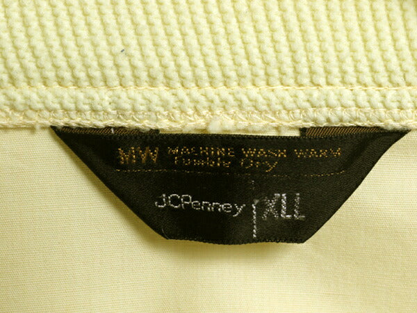 70s JCPENNY ダービー ジャケット メンズ XL L / ヴィンテージ JCペニー フルジップ ブルゾン カップショルダー スイングトップ ハイネック