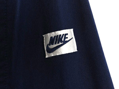 90s ナイキ フルジップ トラック ジャケット メンズ L 初期 銀タグ オールド NIKE ジャージ ハイネック ストレッチ ブルゾン ジャンパー 白