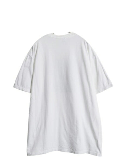 90s USA製 ジョーク メッセージ プリント Tシャツ メンズ レディース XL / オールド グラフィック アート ヘビーウェイト 大きいサイズ 白